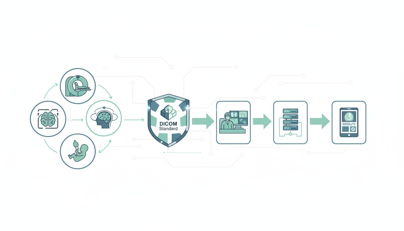 The DICOM Workflow - Created by PostDICOM